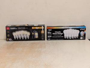 NEW GLOBE & FEIT ELECTRIC 60W BULBS