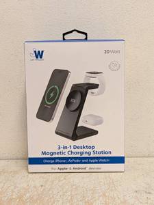 JW JUST WIRELESS 3-IN-1 DESKTOP MAGNETIC CHARGING STATION