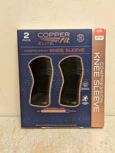 NEW COPPERFIT ELITE COMPRESSION KNEE SLEEVE SM
