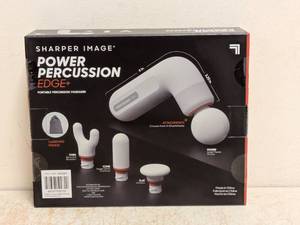 SHARPER IMAGE POWER PERCUSSION EDGE  PORTABLE PERCUSSION MASSAGER