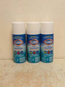 (3) NEW CLOROX FABRIC SANITIZER