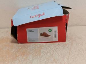 NEW CAT & JACK TODDLER CALVIN SNEAKERS SIZE 10 BROWN