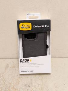 NEW OTTERBOX DEFENDER PRO SERIES IPHONE 15 PRO CASE BLACK