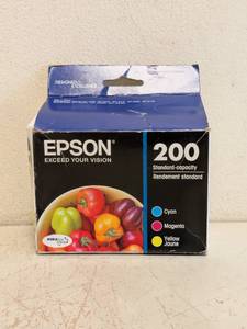 NEW EPSON 200 STANDARD CAPACITY PRINTER INK