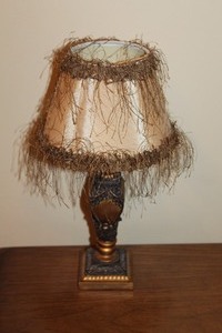 Fringed Table Lamp