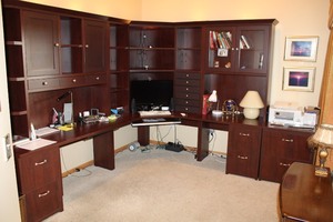 Desk & Hutch Shelf Set