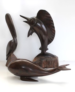 Ironwood Pelican, Marlin & Whale
