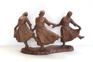 1973 Austin Products Three Dancing Sisters Sculpture