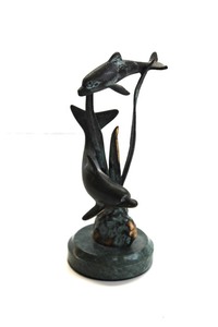 SPI Dolphin Mother & Baby Sculpture