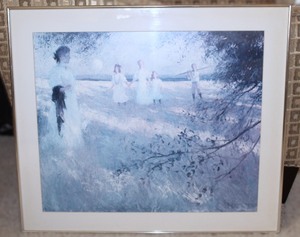 Frank Weston Benson Evening Lights Print