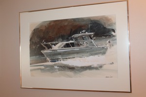 Therese Niesen Boat Watercolor