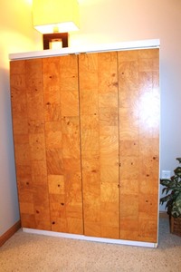 Burl Wardrobe Cabinet