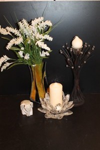 Crystal & Floral Decor