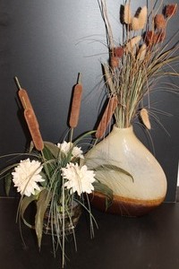 Cattail & Floral Decor