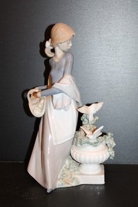 Lladro In the Garden Porcelain Figure