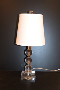 Glass Table Lamp