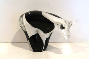 Art Glass Cow