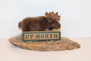 Up North Moose Sign