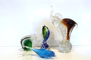 Art Glass Animal Figurines