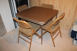 Folding Table And Chairs Set