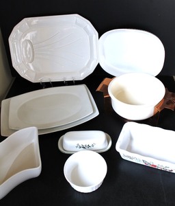 White Ceramic Bakeware & Serveware