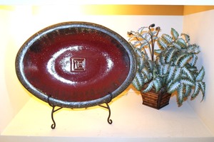Decorative Platter & Plant