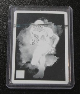 2019 Impeccable Black Printing Plate Randy Moss #74 11  Only 1 Exist