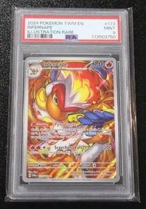 2024 Pokemon Twilight Masquerade Infernape #173167 PSA 9