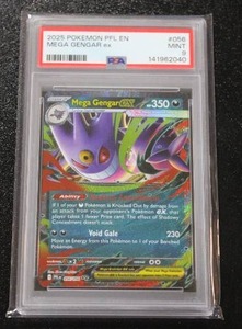 2025 Pokemon Phantasmal Flames Mega Gengar EX #056094 PSA 9