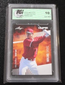 2018 Leaf HYPE Shohei Ohtani #10 Rookie Card PGi 10