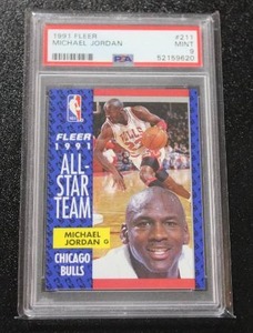 1991-92 Fleer Michael Jordan #211 PSA 9