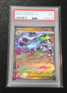 2025 Pokemon Phantasmal Flames Mega Charizard X EX #013094