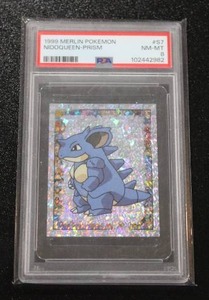 1999 Pokemon Merlin Prism Nidoqueen #S7 PSA 8