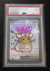 2023 Pokemon Paldea Evolved Dedenne EX #239193 PSA 9