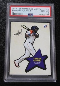 2019-20 Topps 582 Montgomery Set 2 Yordan Alvarez #1 Rookie Card PSA 10
