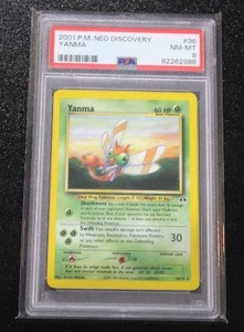 2001 Pokemon Neo Discovery Yanma #3675 PSA 8