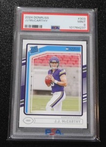 2024 Donruss JJ McCarthy #303 PSA 9
