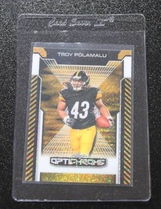 2025 Leaf Optichrome Gold Troy Polamalu #249 11  Only 1 Exist