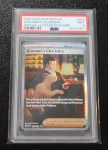 2023 Pokemon 151 Giovannis Charisma #204165 PSA 9