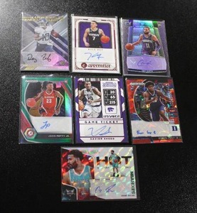 Mixed Sports Autographed Sports Card Lot  7 Autographed Cards