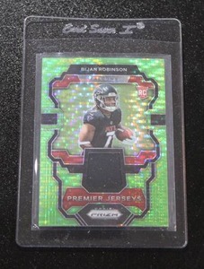 2023 Prizm Premier Jerseys Green Jersey Relic Rookie Card