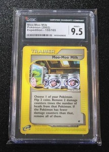 2002 Pokemon Expedition Moo Moo Milk #155165 CGC 9.5