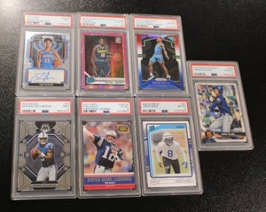 Mixed Sports PSA Graded Card Lot  7 Graded Cards