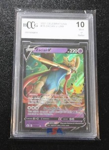 2021 Pokemon Celebrations Zacian V #016025 BCCG 10