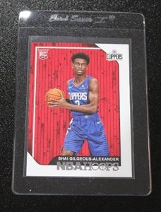 2018-19 Hoops Shai Gilgeous Alexander #262 Rookie Card