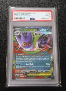 2025 Pokemon Phantasmal Flames Mega Gengar EX #056094 PSA 9