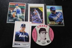 Nolan Ryan Oddball Collectibles Lot  5 items