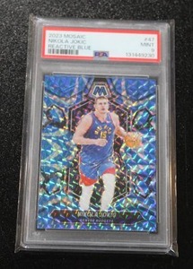 2023-24 Mosaic Reactive Blue Nikola Jokic #47 PSA 9