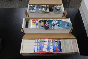 Large Owen Nolan Hockey Card Collection  1500 Cards