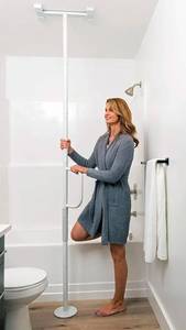 Wonder Bar Sit and Stand Bar Floor Ceiling 7 to 9 6 $129.99 Retail - Brand New